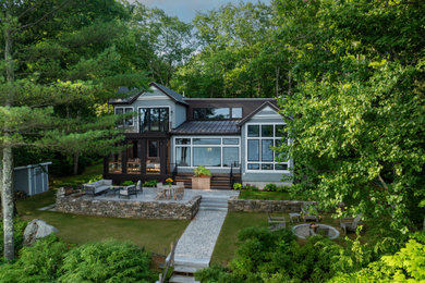 Contemporary exterior home idea in Boston