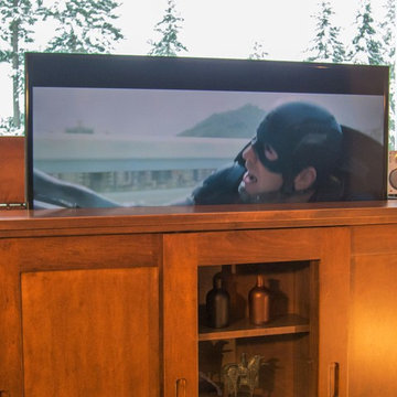 Automated TV LIFT CABINET (The Castlegar)