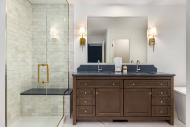 Transitional bathroom photo in Other