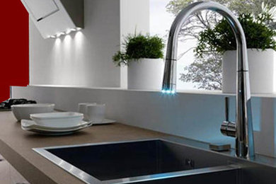 Inspiration pour une cuisine design.