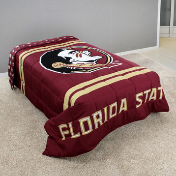Florida State Seminoles Reversible Big Logo Soft and Colorful Comforter, Full