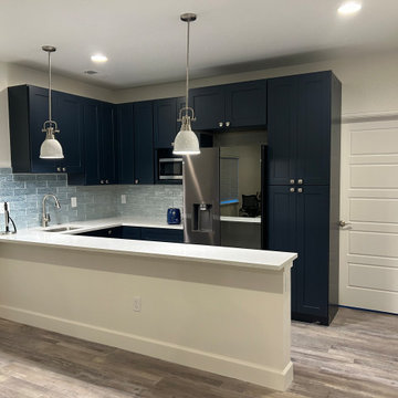 Skyline Neighborhood Basement Wetbar Game Room