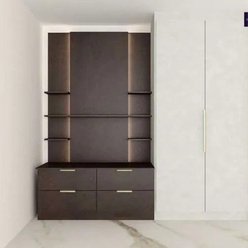Fitted Hinged Wardrobe with Dressing Table Set Supplied by Inspired Elements