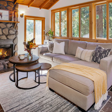 Cozy Living Room in the Redwoods
