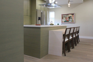 Kitchen - contemporary kitchen idea in Orange County