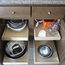Slide Out Shelves LLC - Pull Out Shelves by slideoutshelvesllc.com - Kitchen Drawer Organizers