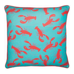 Markless Design - Lobster Print Cushion - Scatter Cushions
