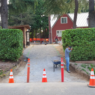 North Seattle Residence - Replacing existing driveDemolition