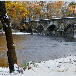 Autumn Snow Along Neshaminy Creek - Products