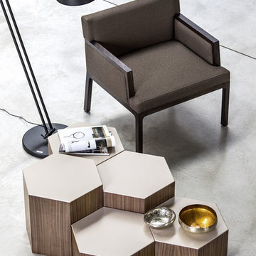 Six Hexagon Side Table by Bross