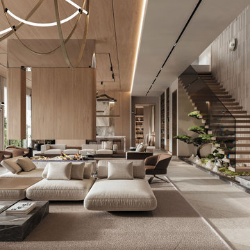 Luxury Modern Minimalist Villa Interior Design | Meydan, Dubai