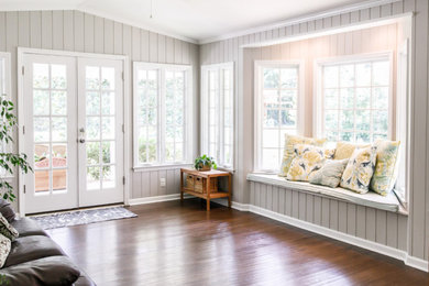 Inspiration for a modern sunroom remodel in San Diego