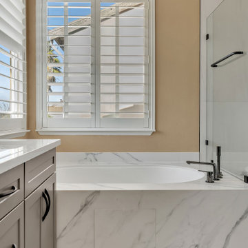 Luxury Hotel–Style Full Bathroom Remodel - OT Bay Builders San Jose