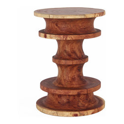 Pfeifer Studio - Fortuna Side Table, Natural - Side Tables And End Tables