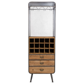 Wooden Wine Cabinet | Dutchbone Vino