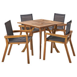 Transitional Outdoor Dining Sets by GDFStudio