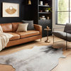 Silver/Gray Odessa Faux Cowhide Printed Rug by Loloi II, 3'10"x5'