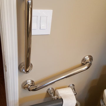 ADA Compliant Grab Bars by Toilet