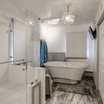 Old Becomes Huge New Bathroom Oasis - Millersville, PA