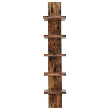 Danya B. Utility Column Spine Wall Shelves, Pine