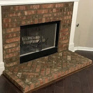 Brick Fireplace