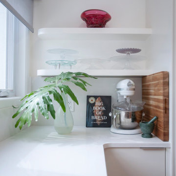 Modern Minimalist White Kitchen