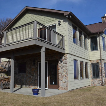 Sutton view house deck and siding