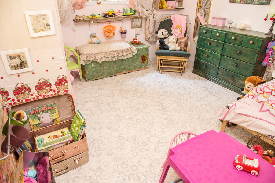 Parquet printed flooring