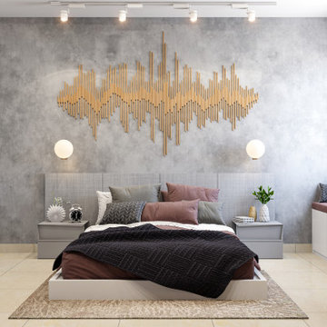 Mrs. Pinky Banerjee | Contemporary Master Bedroom Designs | 2BHK | Bonito Design