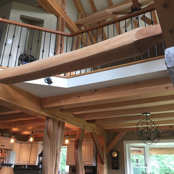 A Custom Hand-Crafted Timber Framed House