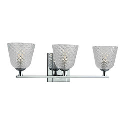 Hudson Valley - 3-Light Bath Bracket, Polished Chrome - Bathroom Vanity Lighting