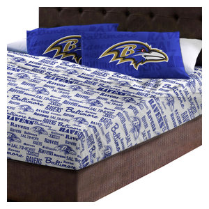 Nfl Baltimore Ravens Comforter Sidelines Football Bedding