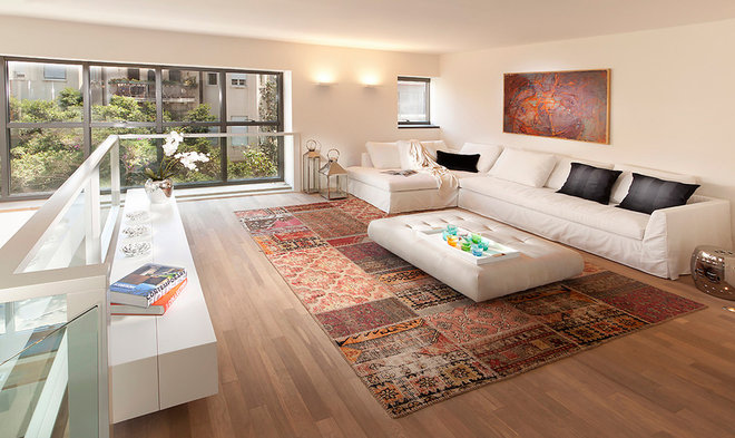 Eclectic Living Room by Elad Gonen