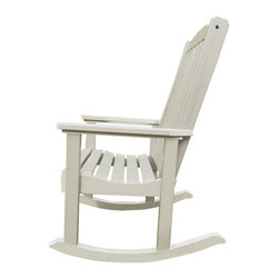 Highwood - Lehigh Outdoor Rocking Chair, Whitewash - Outdoor Rocking Chairs