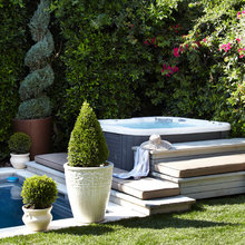 backyard hottub