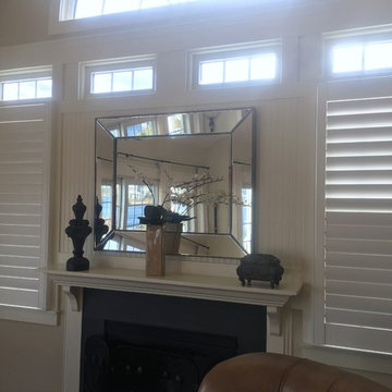 Living Room Plantation Shutters