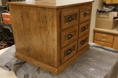 Oak Storage table