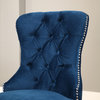 Miiko Tufted Velvet Dining Chair, Blue