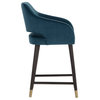 Arm Kitchen Counter stools, Teal