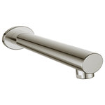 MCN Faucets - Fresh Tub Spout, Polished Nickel - Confident lines, sleek polished nickel, and effortless elegance make the Fresh Tub Spout a modern day treasure. With simple yet alluring geometric inspired design, its versatility and eye-catching sophistication helps transform your bathroom into the luxurious contemporary paradise of your dreams.