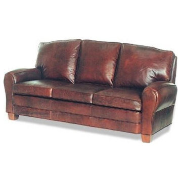 Sofa Wood Leather Nailhead Trim Not Available Removable Leg Sleeper H