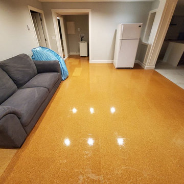 After Construction Deep Cleaning to Remove Dywall Dust Soil and Wood Chips Locat
