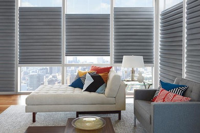 Example of a trendy living room design in Other