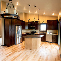 Hardwood flooring is 4" Calico Maple - Hardwood Flooring
