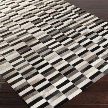 Trail Hand Crafted Rug in Black / Charcoal / Gray by Surya -$1020.54