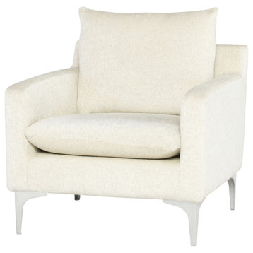 Anders Coconut Fabric Single Seat Sofa, Hgsc843