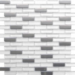Lada Glass and Stainless steel mosaic - Home Decor