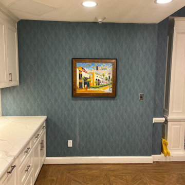 Wallpaper installation Kitchen in Durham