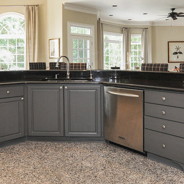 From white laminate thermofoil kitchen cabinets to gorgeous gray