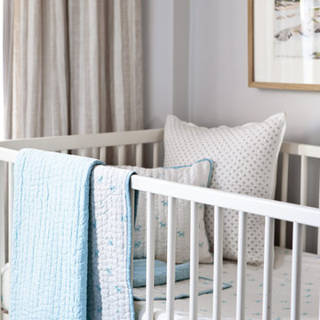 A serene blue nursery